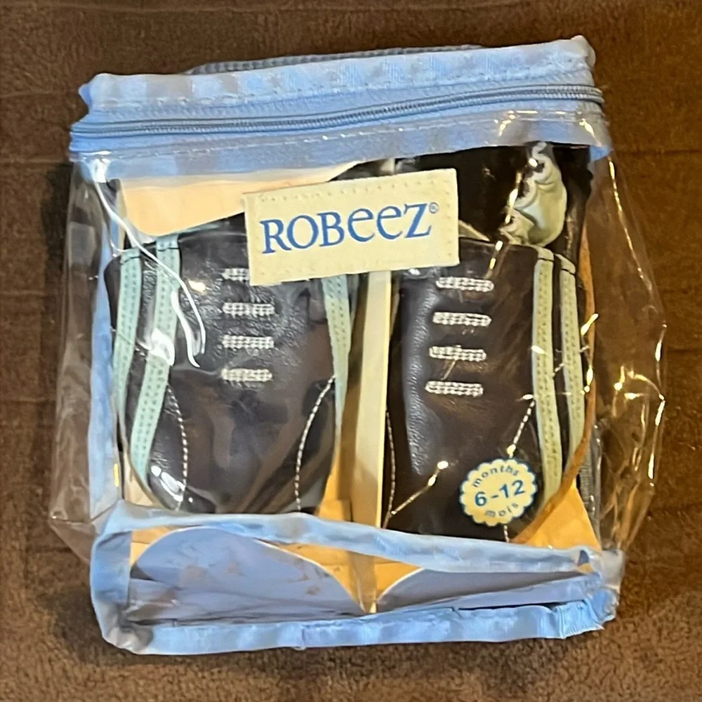 Robeez Baby Infant Shoes Sneakers new Boys Size 6-12 Months